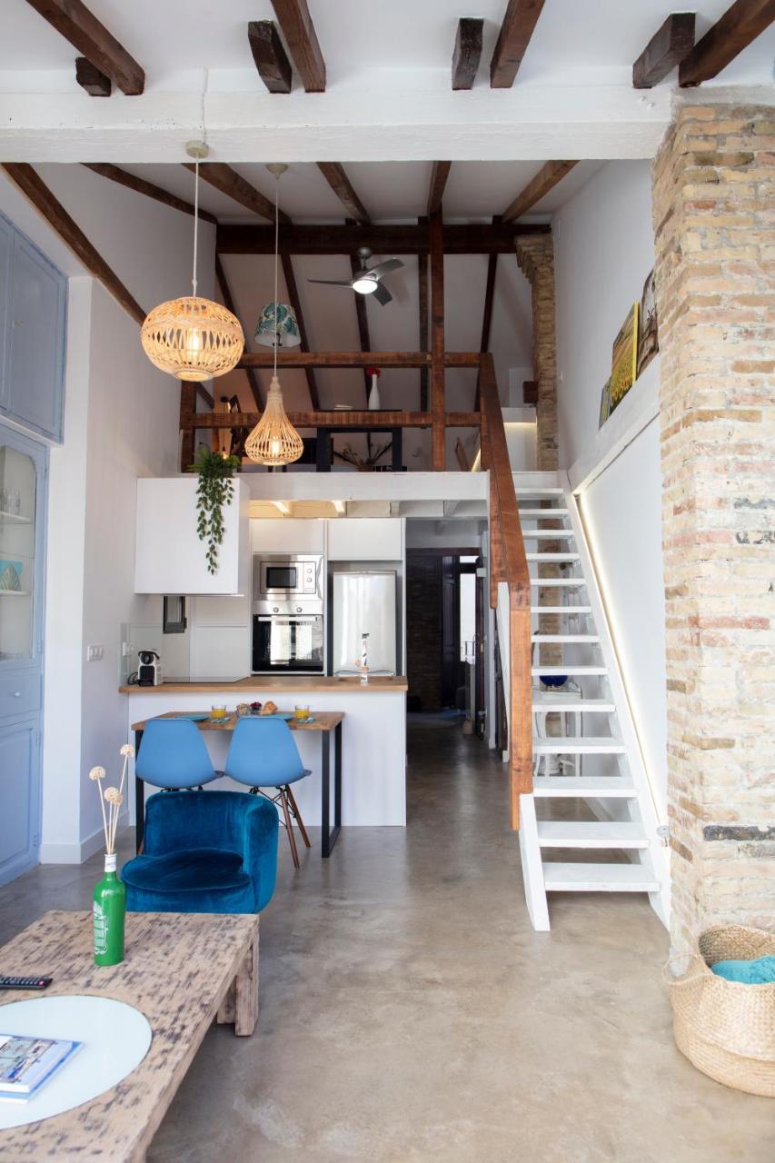 Florit Flats - Charming Apartment With Interior Terrace In Cabanyal Near The Beach Valencia Bagian luar foto