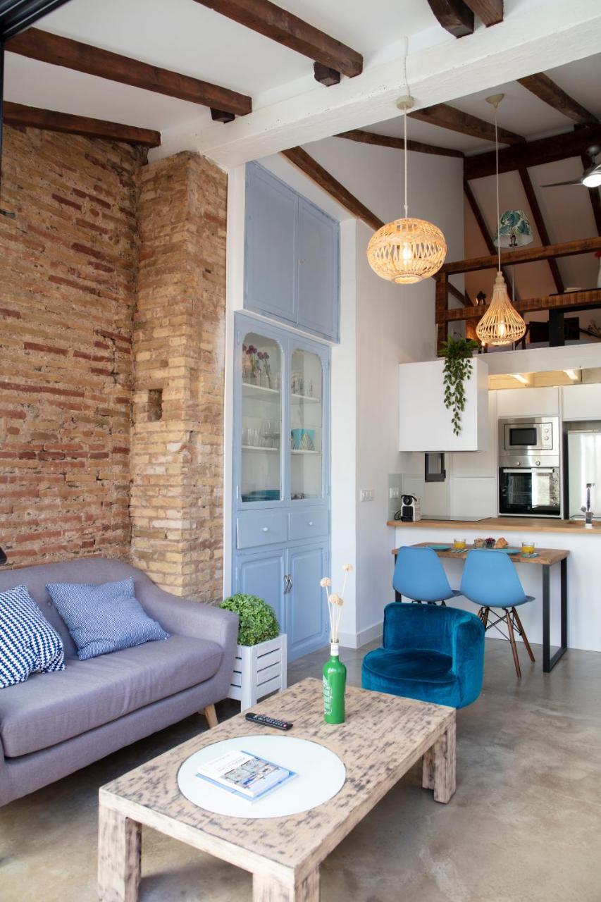Florit Flats - Charming Apartment With Interior Terrace In Cabanyal Near The Beach Valencia Bagian luar foto